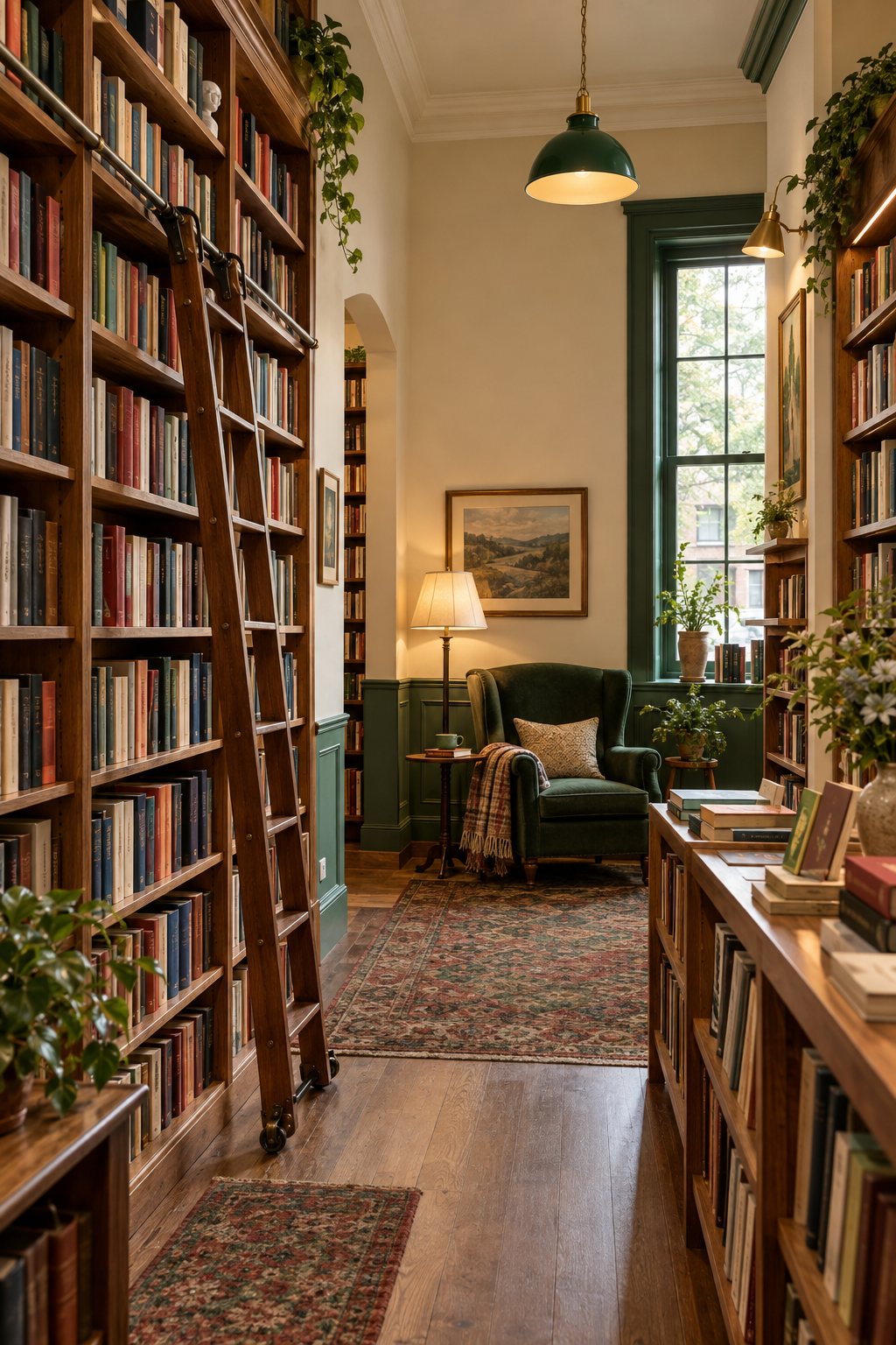 Estanterías de la librería