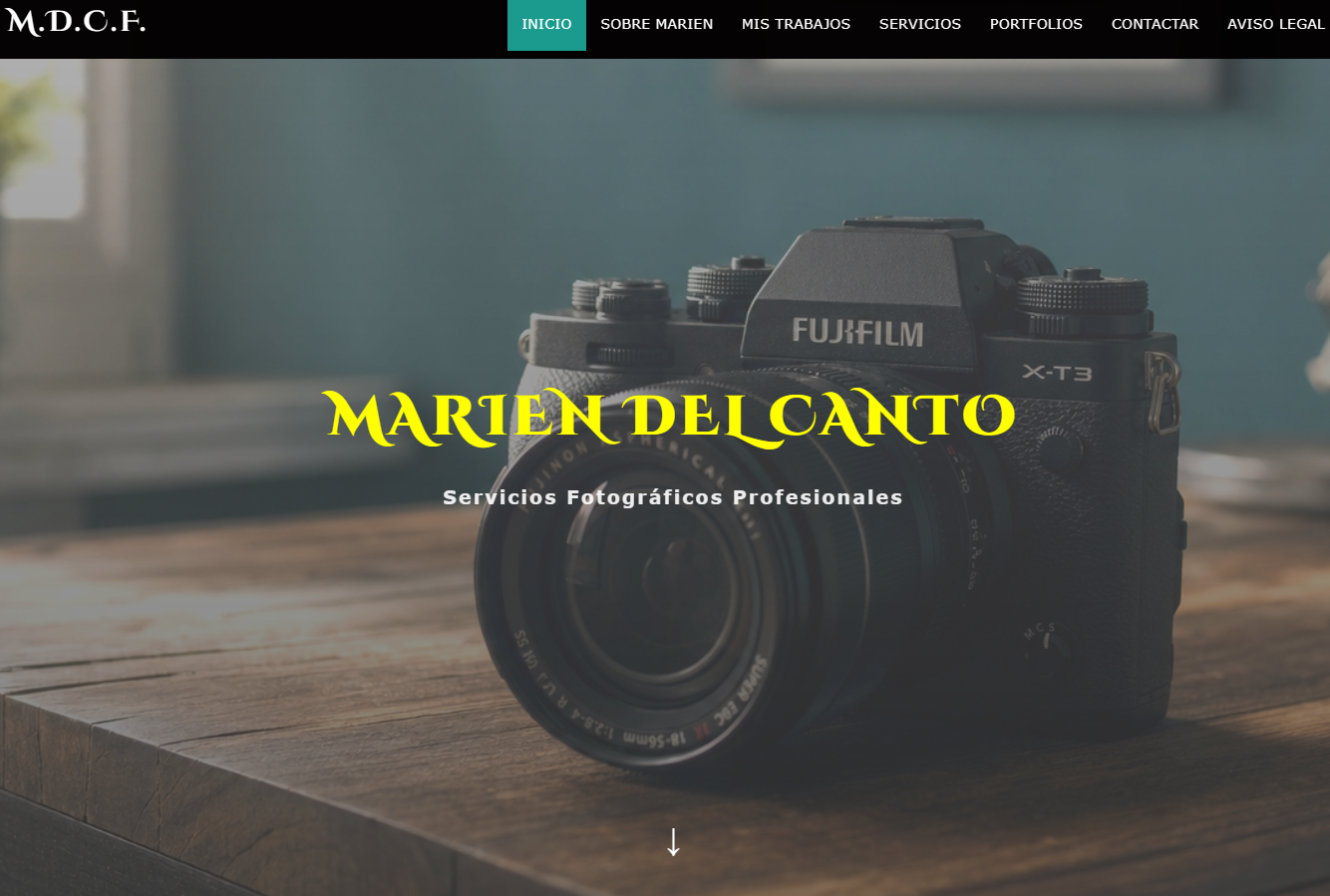 Web de fotografía